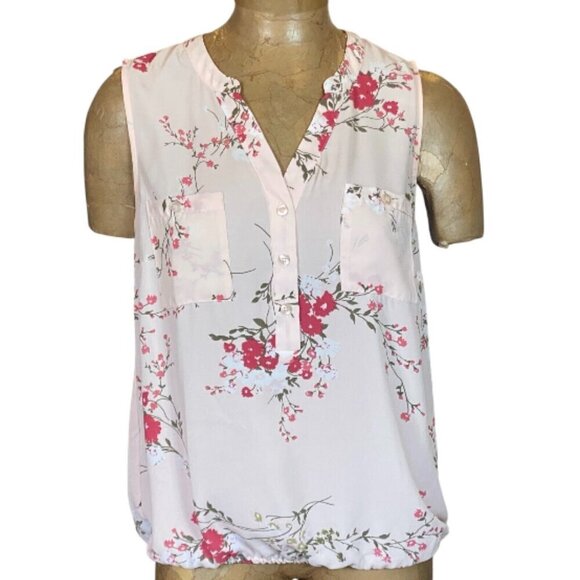 Bundle of 2 Soho New York & Co Sleeveless V-Neck Tops Sz M #348A - Picture 10 of 15